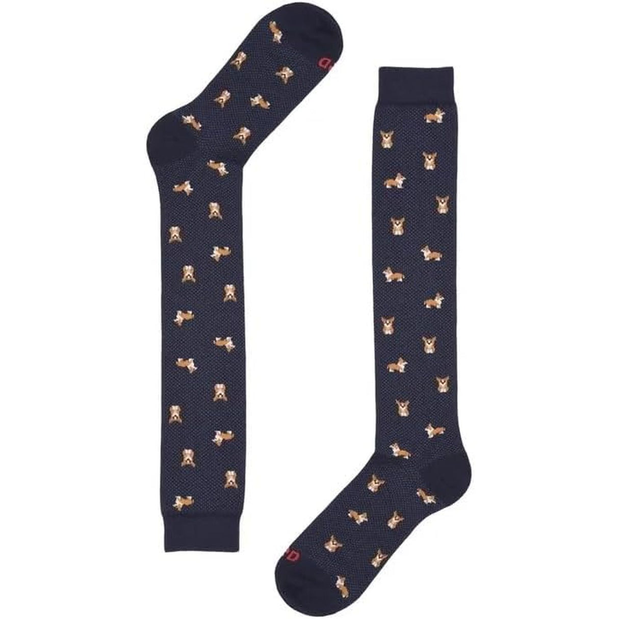 Calze RED Uomo lunga corgi Blu