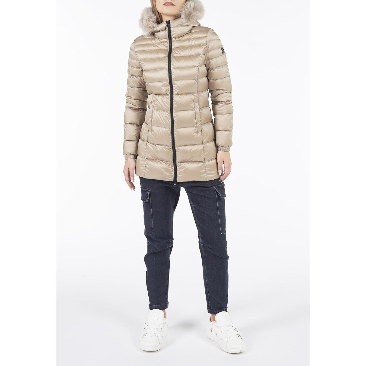 Giubbotto REFRIGIWEAR Donna LONG MEAD FUR Beige REFRIGIWEAR  Angolo dello Sport