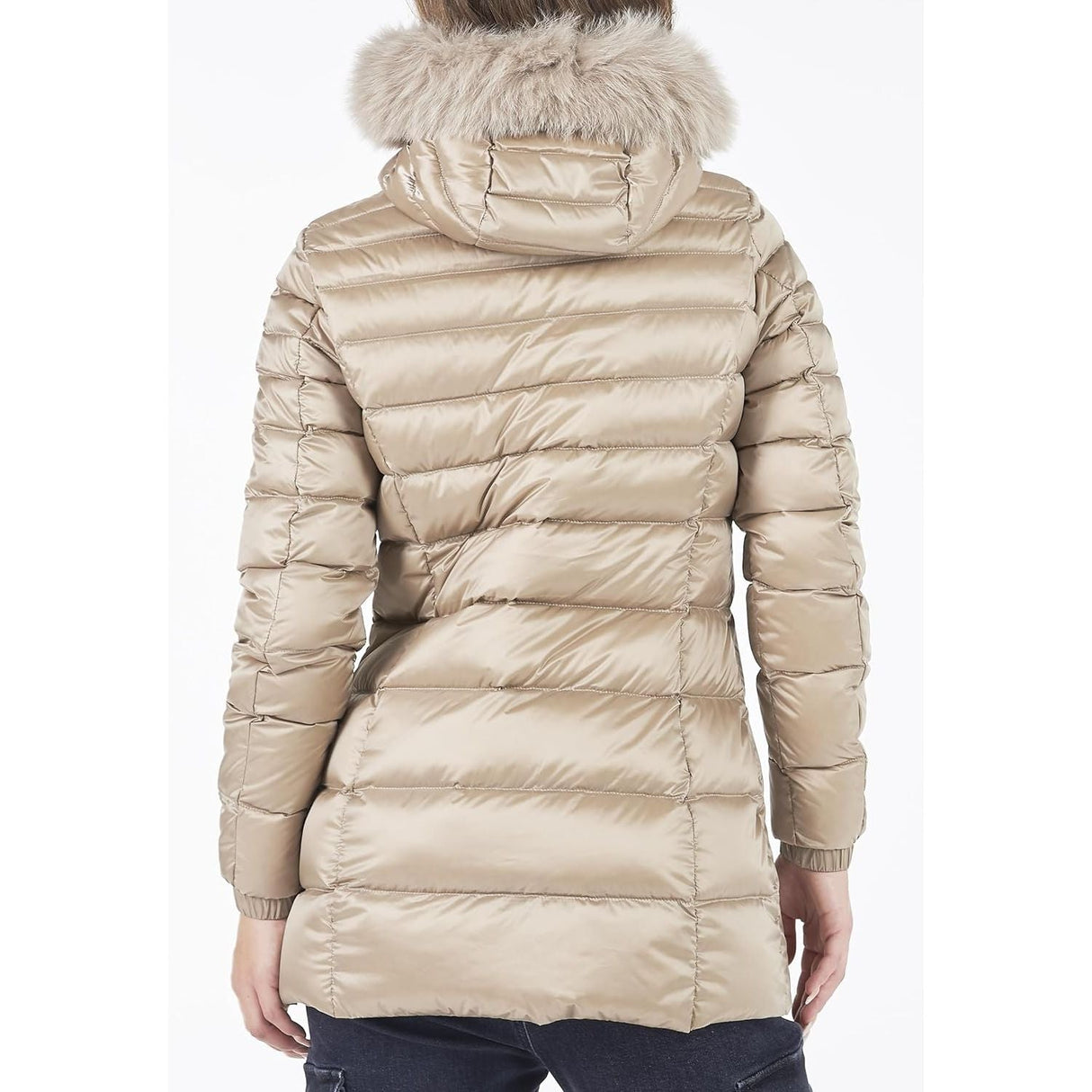 Giubbotto REFRIGIWEAR Donna LONG MEAD FUR Beige REFRIGIWEAR  Angolo dello Sport