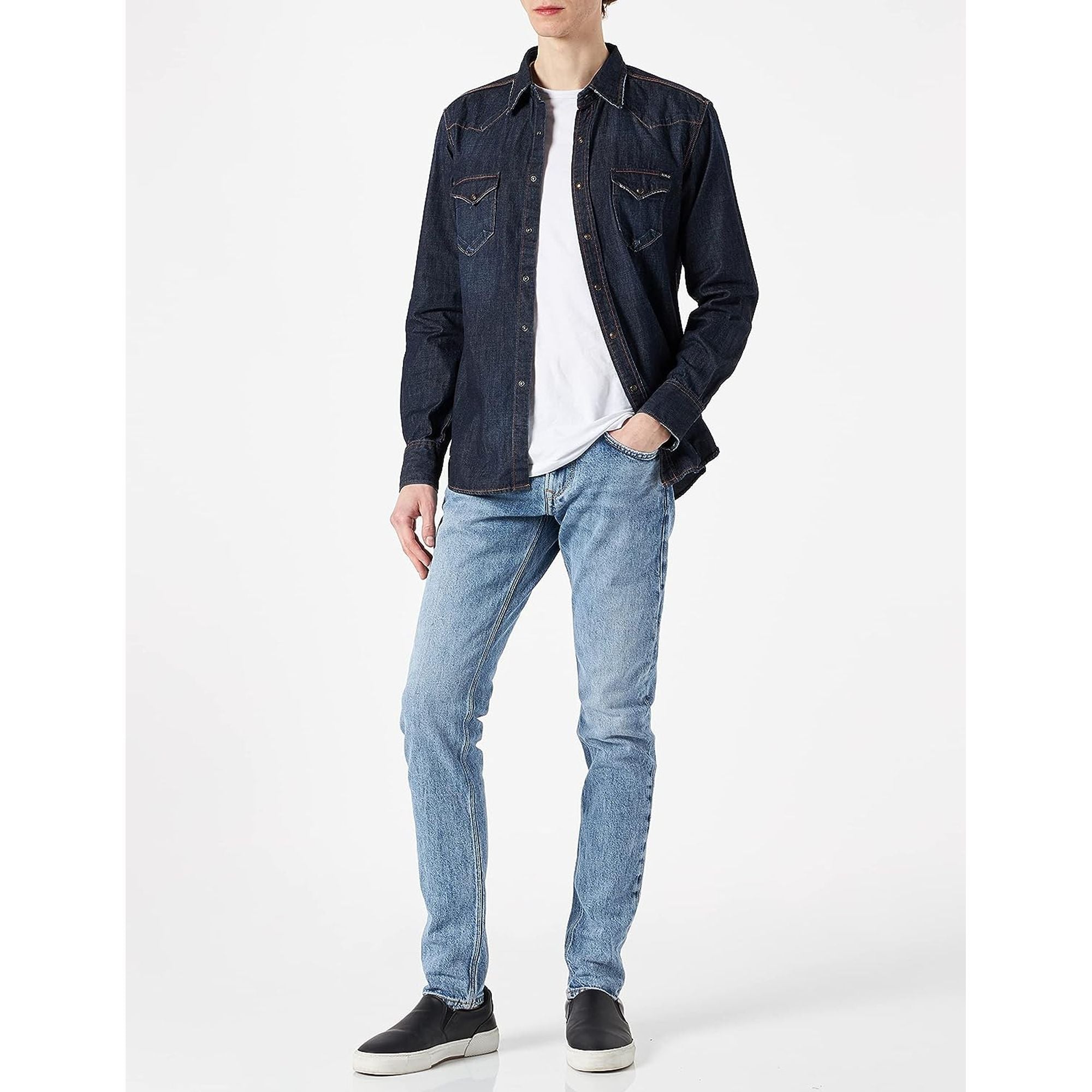 Camicia REPLAY Uomo Blu