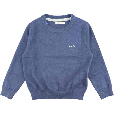 Pullover SUN 68 JR Bambino ROUND SOLID Blu