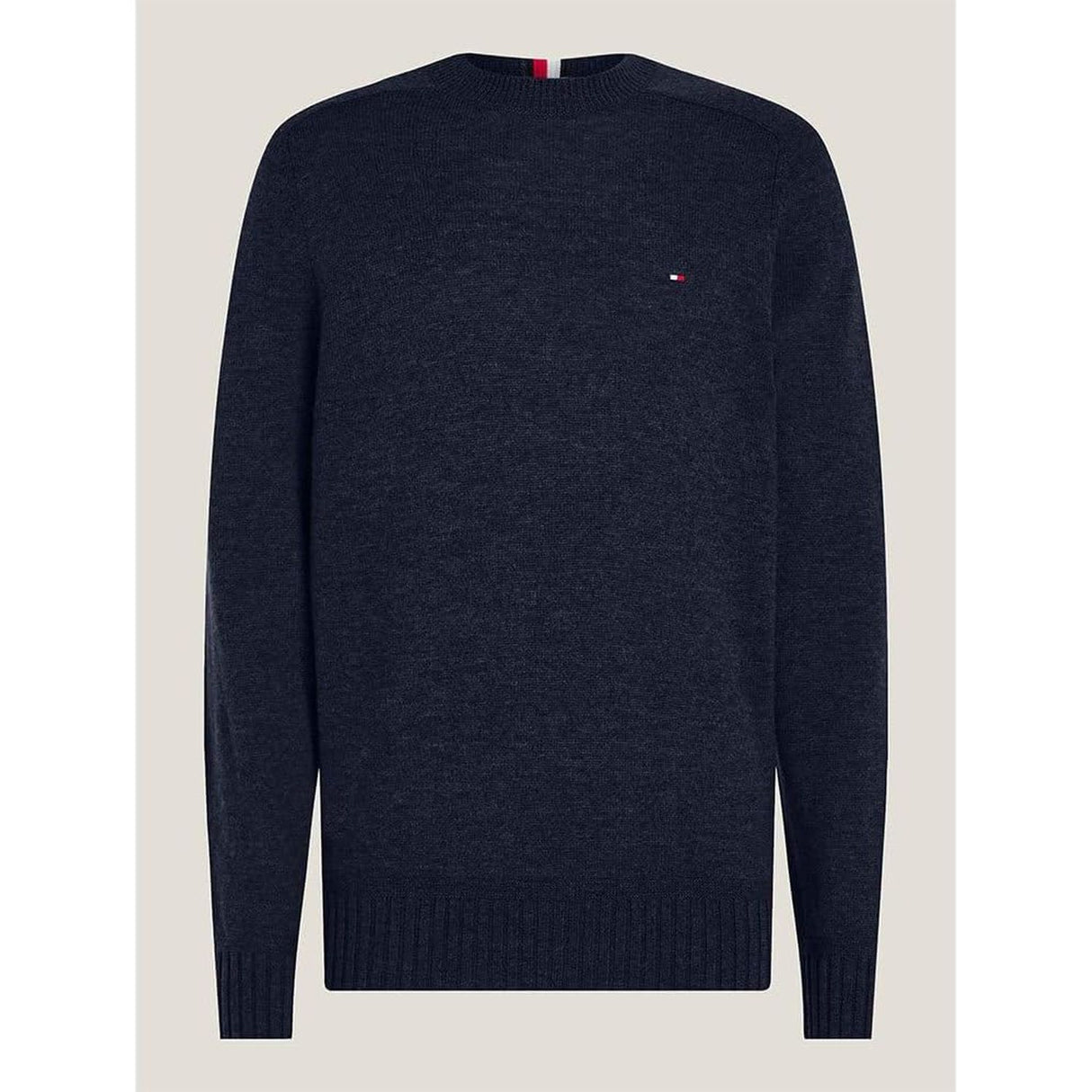 Pullover TOMMY HILFIGER Uomo MULTI HTR MERINO CRE Blu