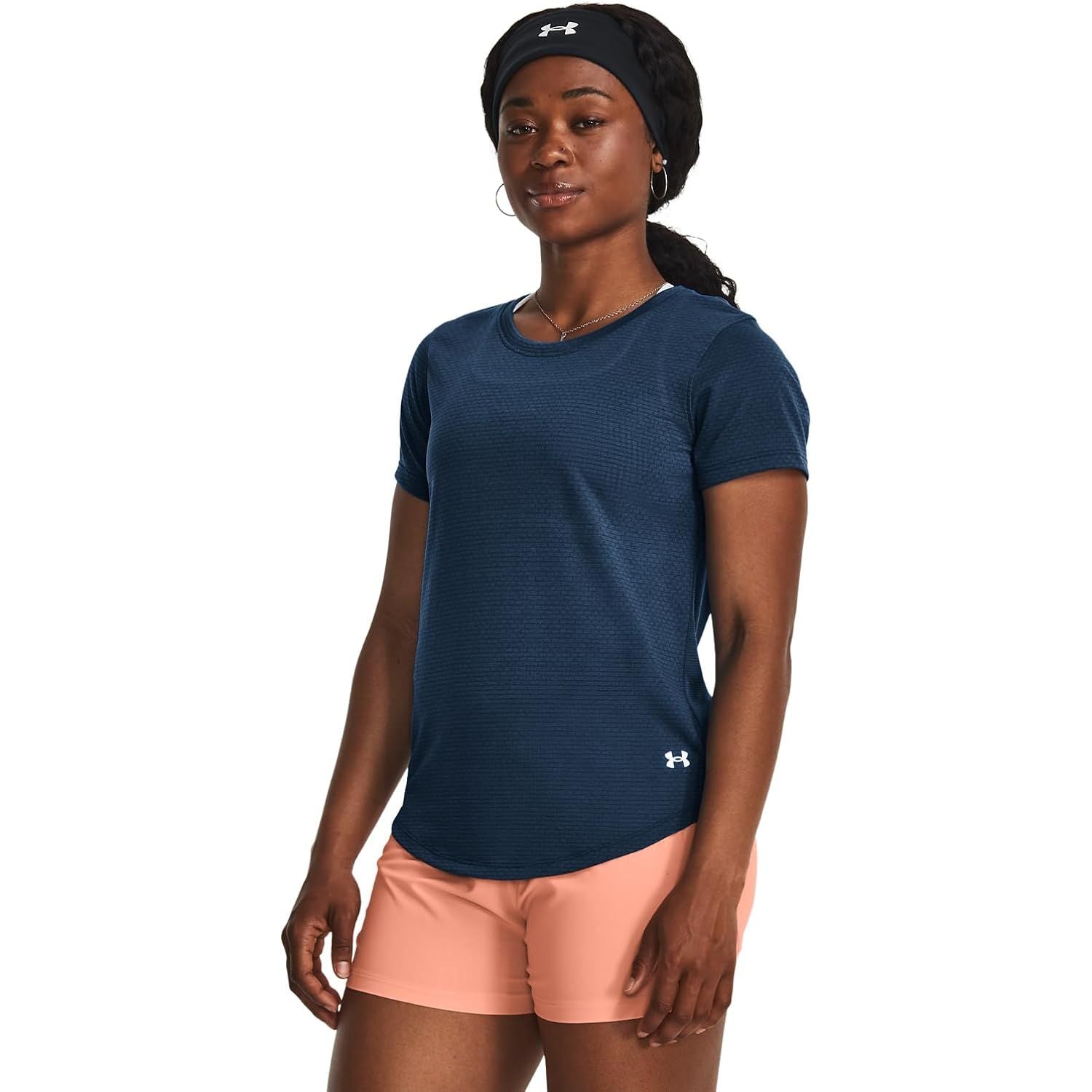 T-shirt Sportiva UNDER ARMOUR Donna STREAKER Blu