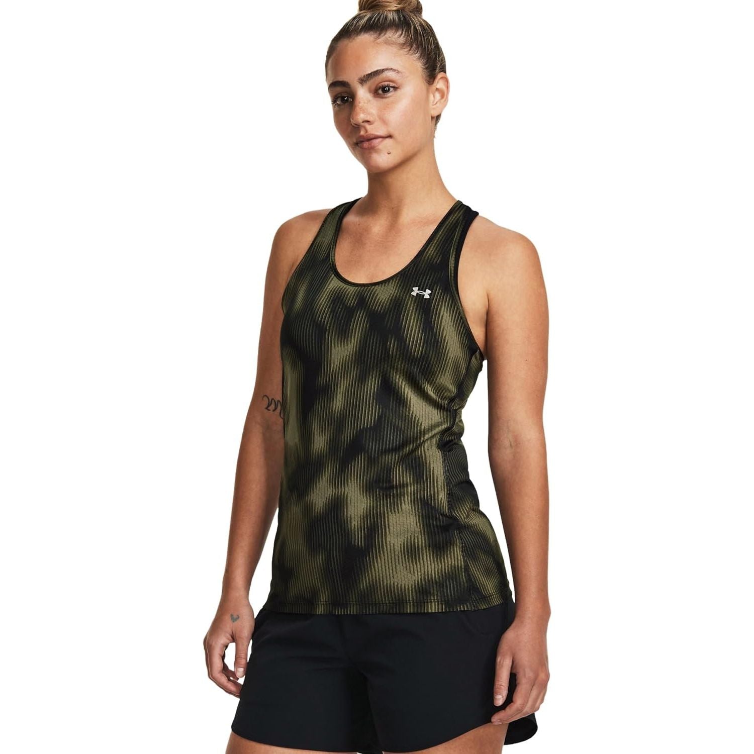 Canottiera Sportiva UNDER ARMOUR Donna RECER PRINT Verde