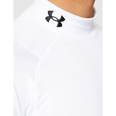 T-shirt Sportiva UNDER ARMOUR Uomo FITTED MOCK Bianco