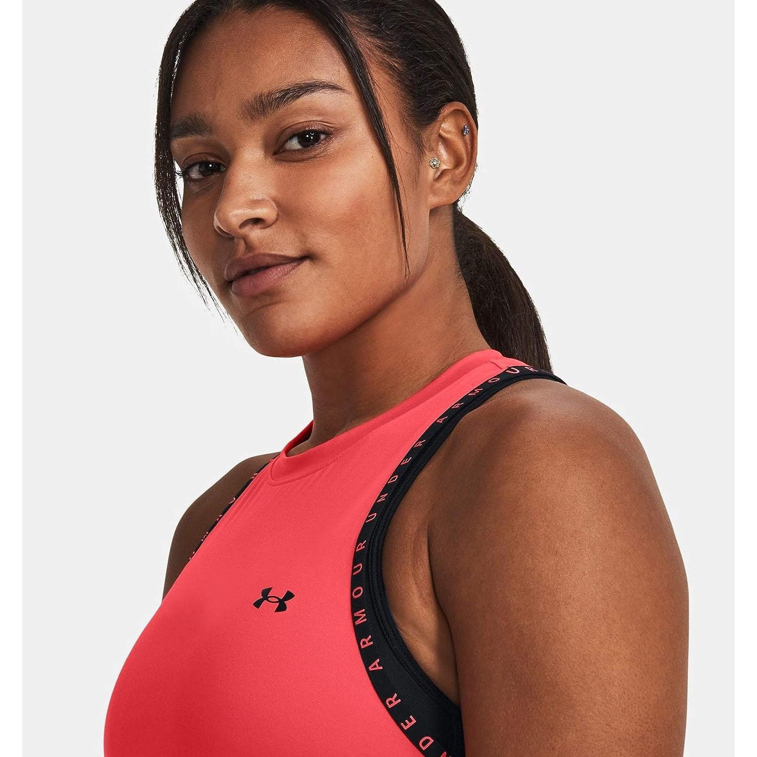 Canottiera Sportiva UNDER ARMOUR Donna KNOCKOUT NOVELTY Rosa