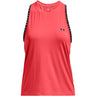 Canottiera Sportiva UNDER ARMOUR Donna KNOCKOUT NOVELTY Rosa