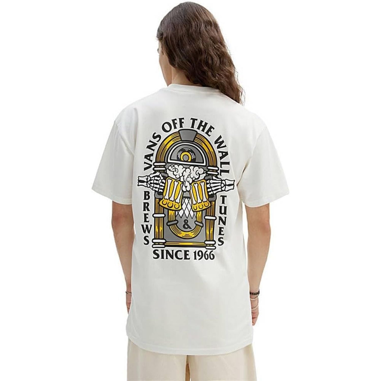 T-shirt VANS Uomo brew bros tunes Bianco