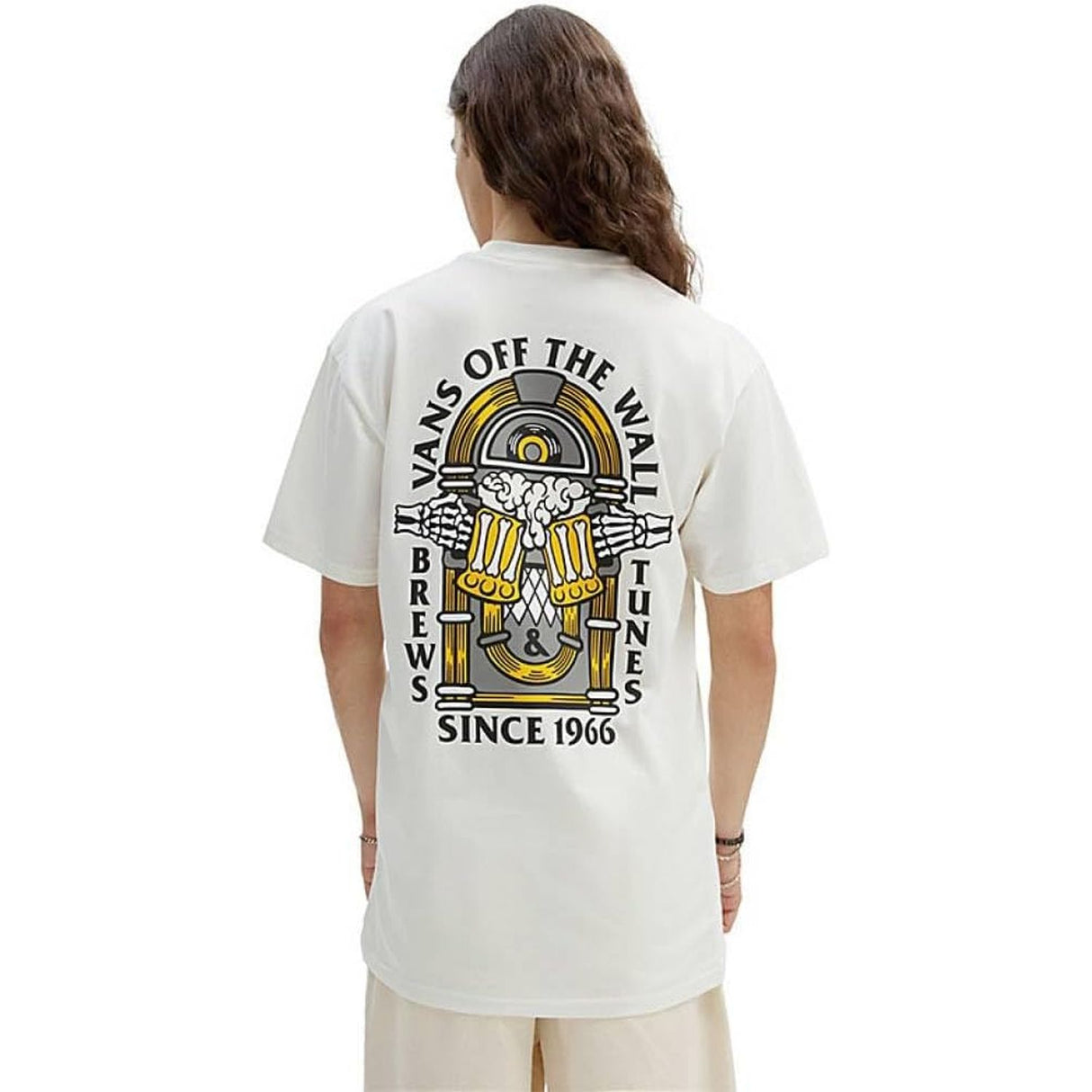 T-shirt VANS Uomo brew bros tunes Bianco