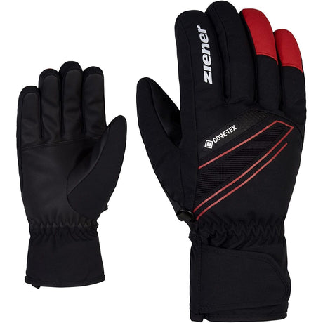 Guanti Sci ZIENER Uomo gunar gtx Nero