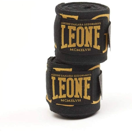 Accessori Sportivi LEONE Unisex bendaggi 3.5 m Nero LEONE  Angolo dello Sport