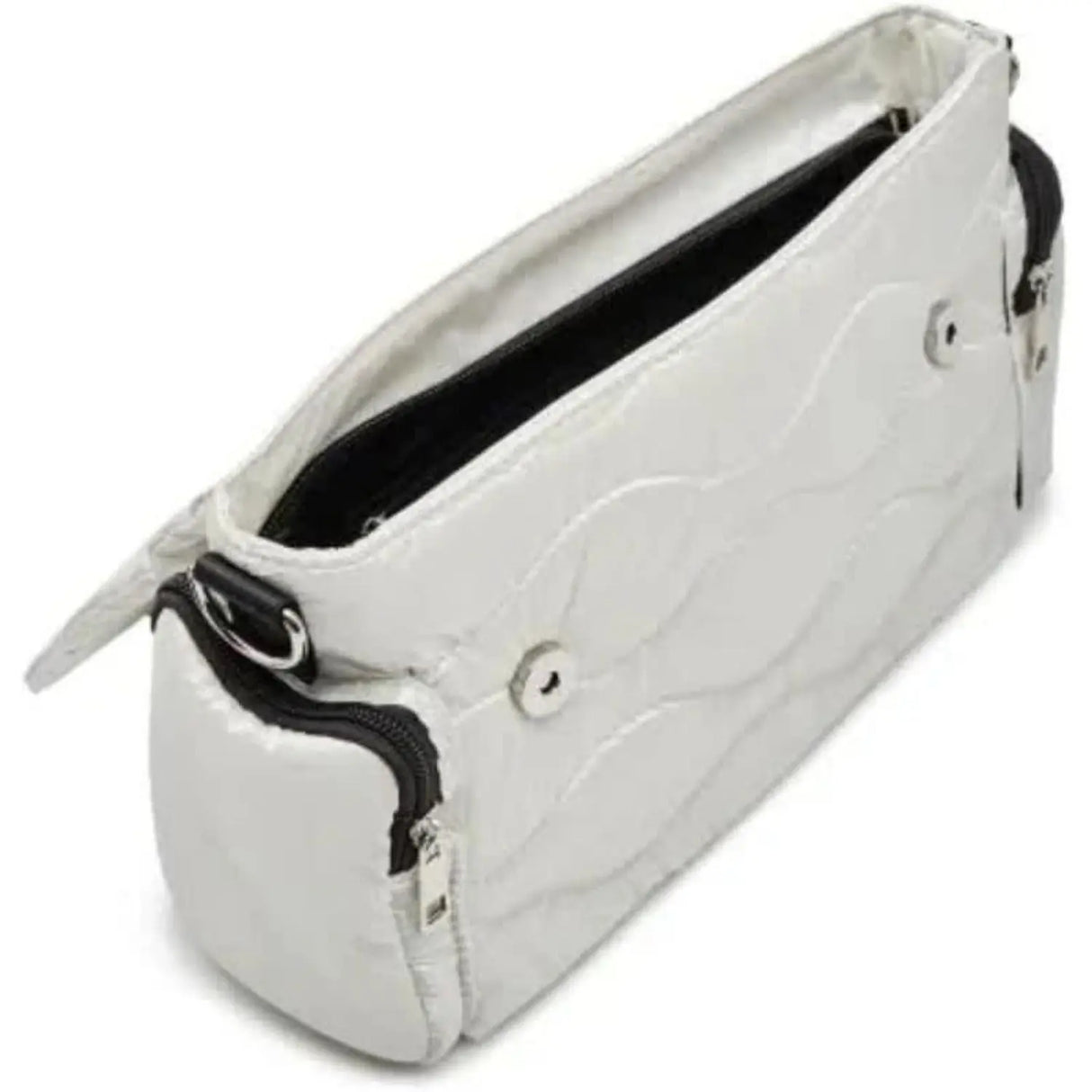 Borsa BLAUER Donna PADDED NYLON CROSSBODY Bianco