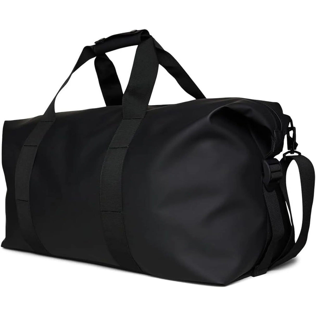 Borsa RAINS Unisex hilo weekend bag large Nero