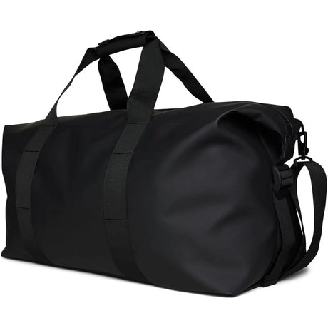 Borsa RAINS Unisex hilo weekend bag large Nero