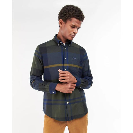 Camicia BARBOUR Uomo dunoon tailored Verde