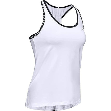 Canottiera Sportiva UNDER ARMOUR Donna UA KNOCKOUT TANK Bianco