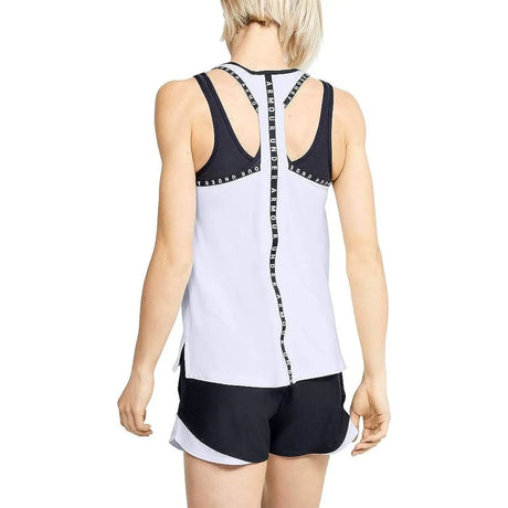 Canottiera Sportiva UNDER ARMOUR Donna UA KNOCKOUT TANK Bianco