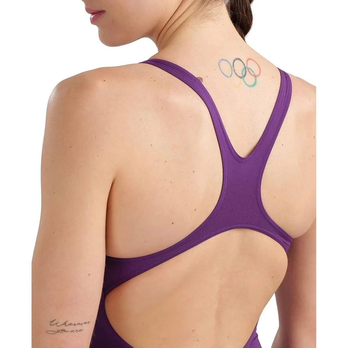 Costume Sportivo ARENA Donna team swimsuit swim pro solid Viola ARENA  Angolo dello Sport