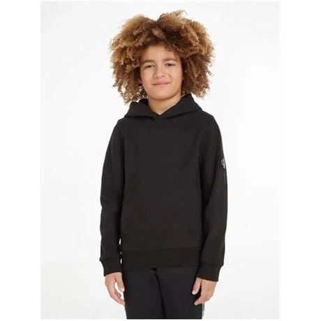 Felpa CALVIN KLEIN Bambino MARBLE AOP Bianco e Nero CALVIN KLEIN  Angolo dello Sport