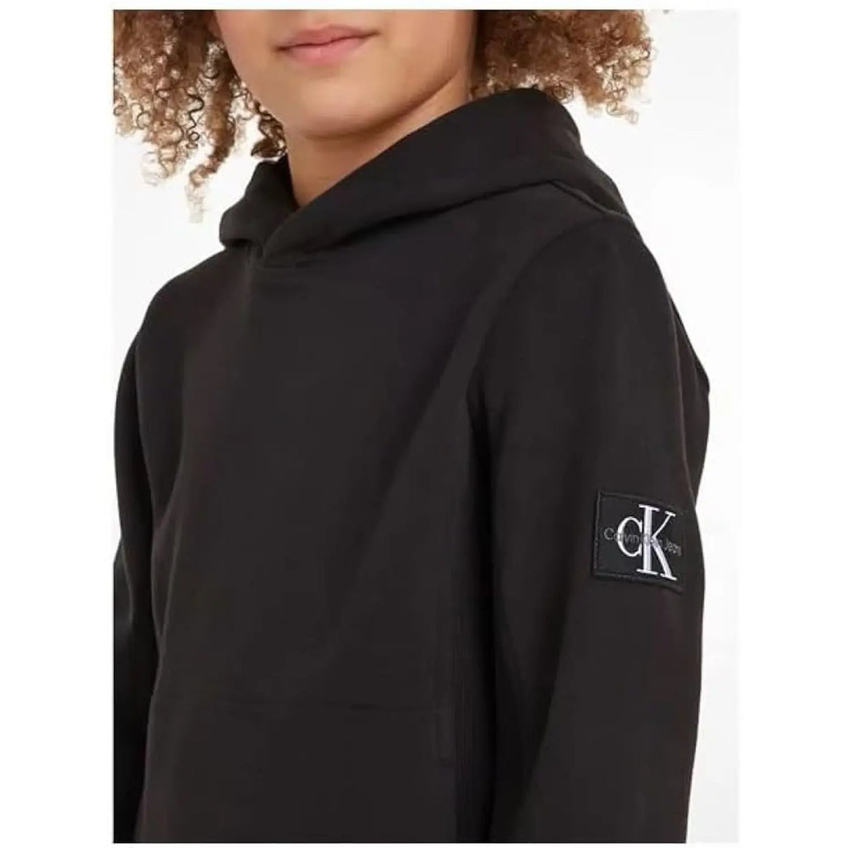 Felpa CALVIN KLEIN Bambino MARBLE AOP Bianco e Nero CALVIN KLEIN  Angolo dello Sport