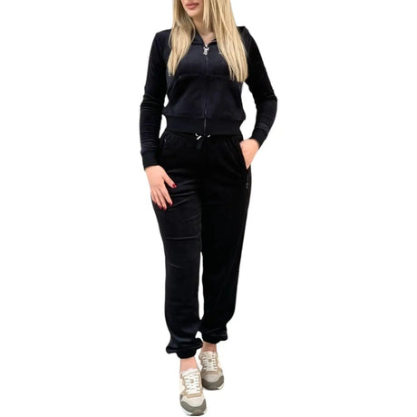 Felpa JUICY COUTURE Donna diamante trim robert Nero