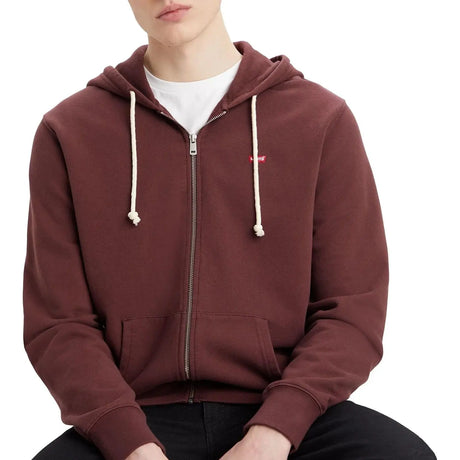 Felpa LEVIS Uomo NEW ORIGINAL ZIP UP Bianco