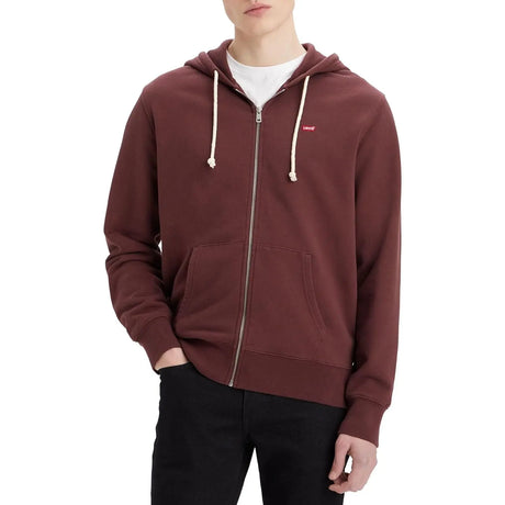 Felpa LEVIS Uomo NEW ORIGINAL ZIP UP Bianco