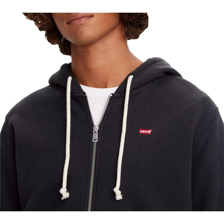 Felpa LEVIS Uomo NEW ORIGINAL ZIP UP Nero