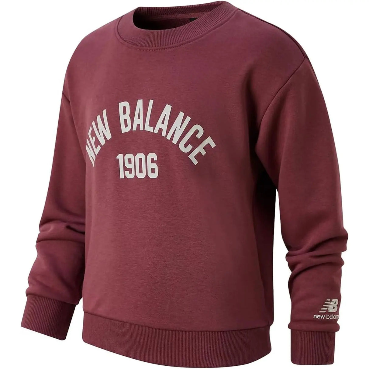 Felpa NEW BALANCE Bambino essentials varsity Bordeaux