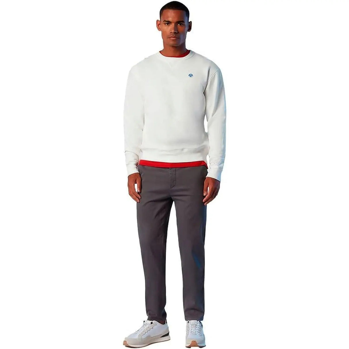 Felpa NORTH SAILS Uomo LOGO Bianco