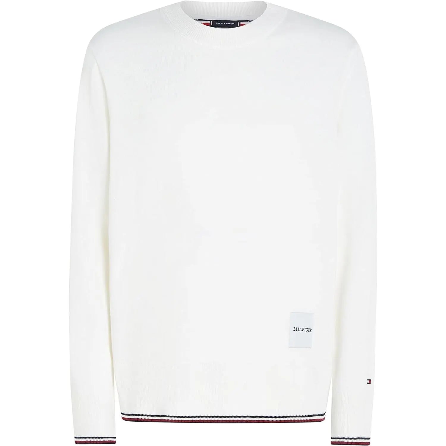 Felpa TOMMY HILFIGER Uomo MONOTYPE GS TIPPED Bianco
