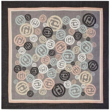 Foulard LIU JO Donna LOGOMANIA 120X120 Nero