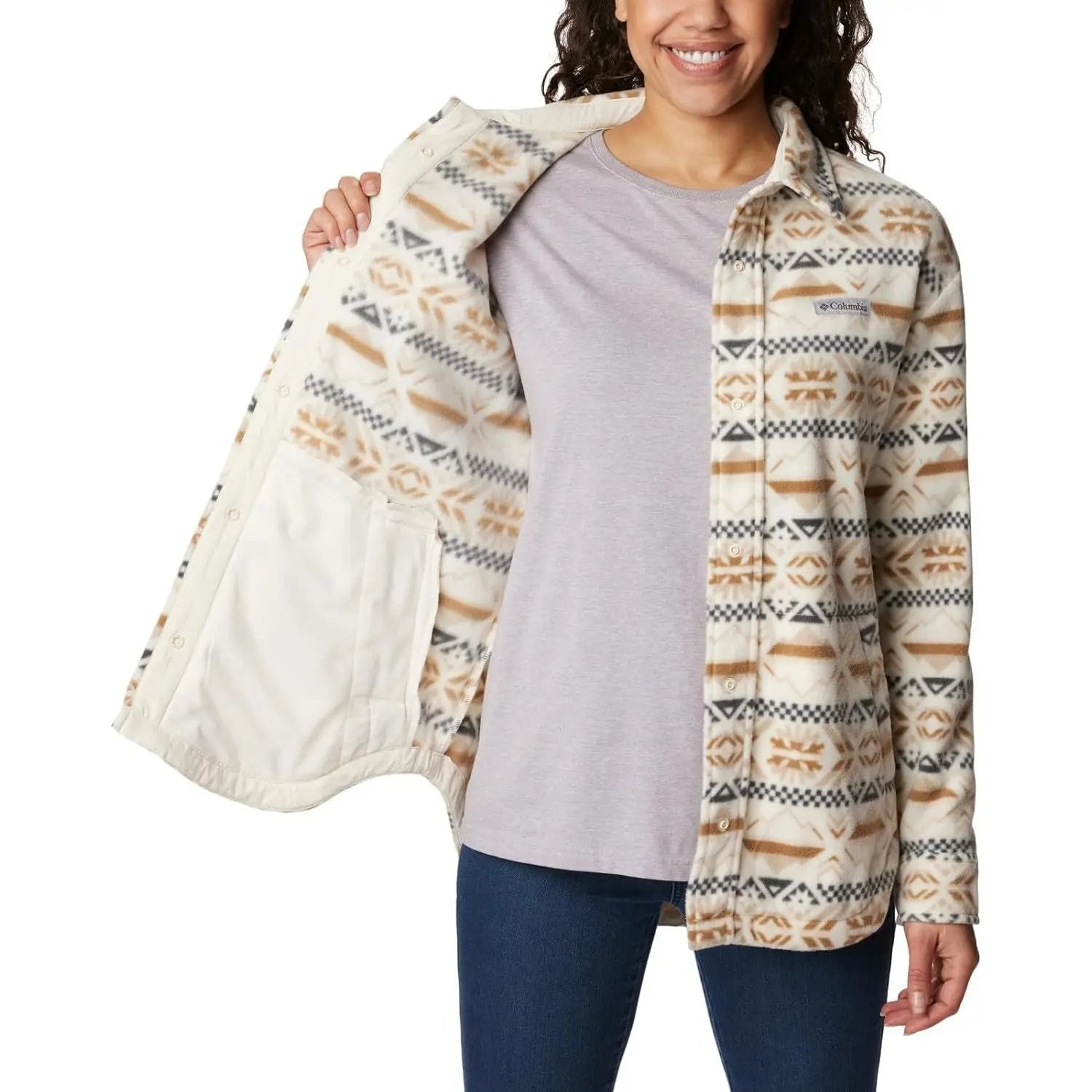 Giacca COLUMBIA Donna benton springs pile Multicolore