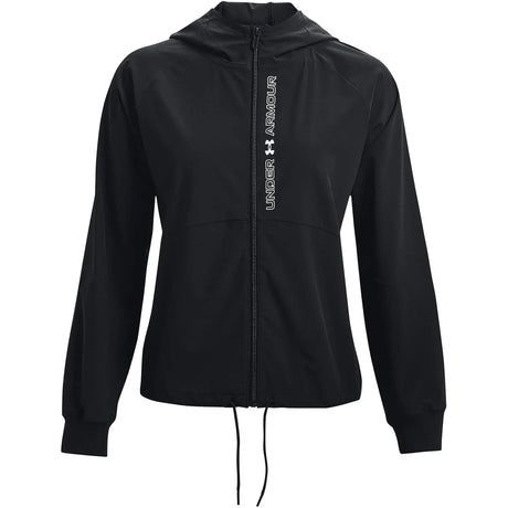 Giubbino UNDER ARMOUR Donna WOVEN FZ Nero