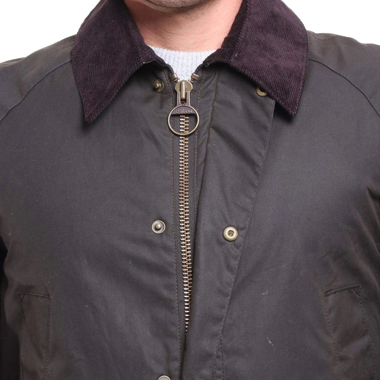 Giubbotto BARBOUR Uomo ashby wax Verde