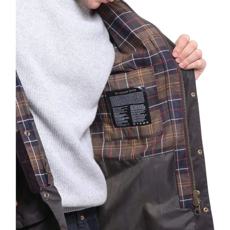 Giubbotto BARBOUR Uomo ashby wax Verde