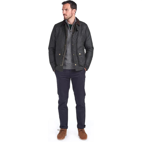 Giubbotto BARBOUR Uomo reelin wax Marrone