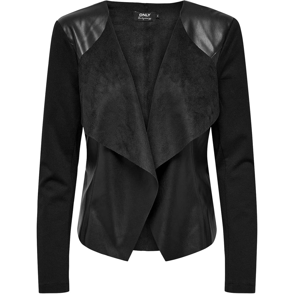 Giubbotto ONLY Donna NEW SOUND FAUX LEATHER Nero