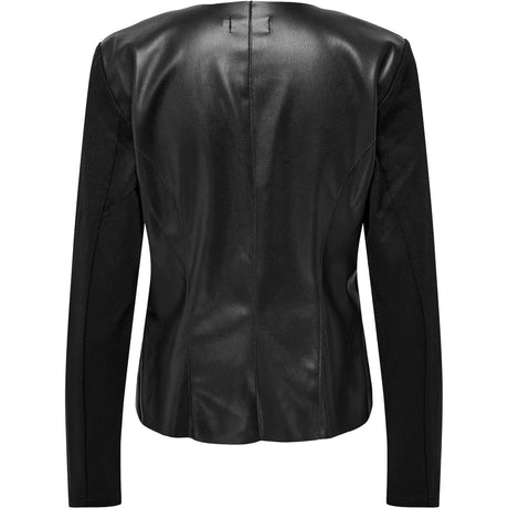 Giubbotto ONLY Donna NEW SOUND FAUX LEATHER Nero