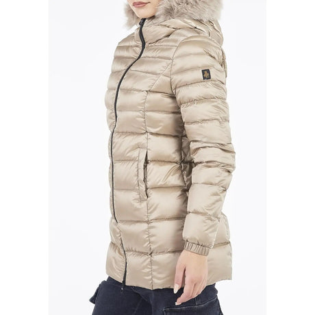 Giubbotto REFRIGIWEAR Donna LONG MEAD FUR Beige REFRIGIWEAR  Angolo dello Sport