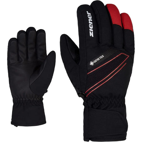 Guanti Sci ZIENER Uomo gunar gtx Nero