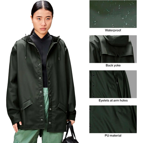 Impermeabile RAINS Unisex jacket Verde