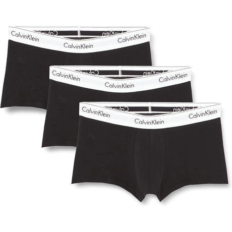 Intimo CALVIN KLEIN Uomo LOW RISE TRUNK 3PK Nero