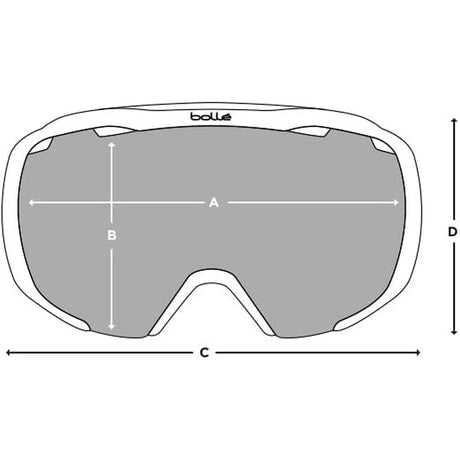 Maschera Sci BOLLE' Bambina royal Bianco