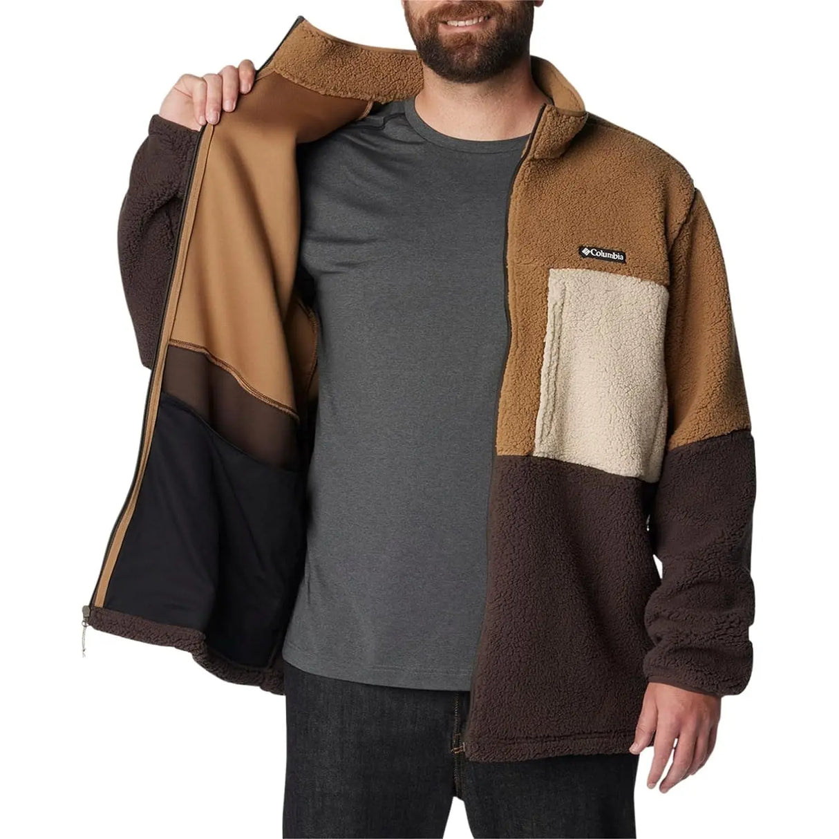Pile COLUMBIA Uomo mountainside Marrone