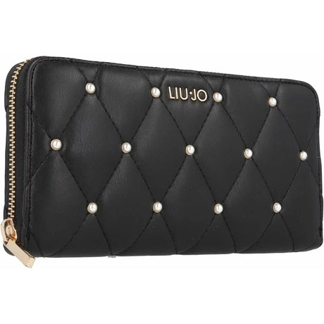 Portafoglio LIU JO Donna XL ZIP AROUND Nero