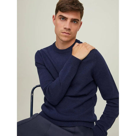 Pullover JACK JONES Uomo CLAMBSWOOL Blu