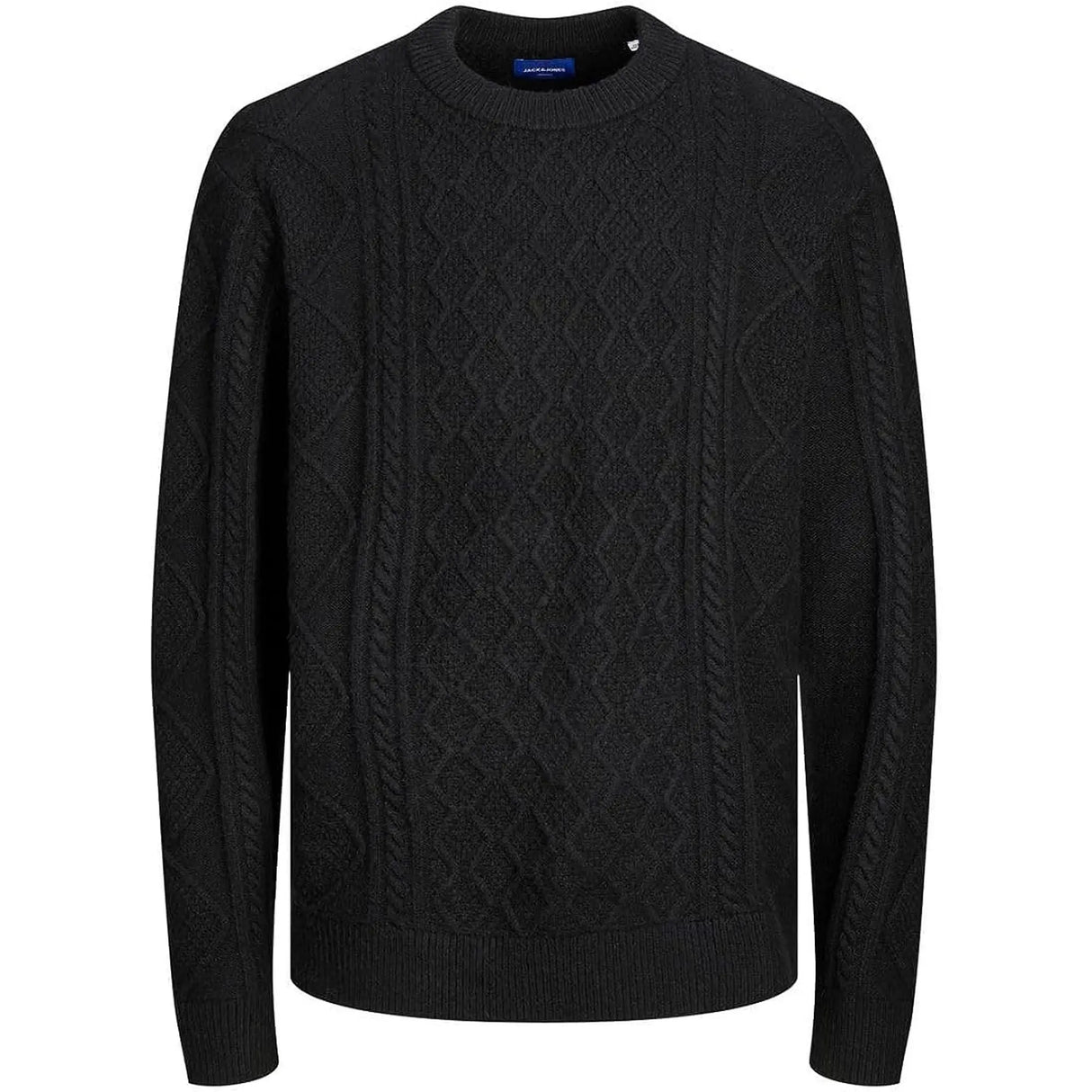Pullover JACK JONES Uomo VILLERAY CABLE Nero