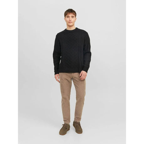 Pullover JACK JONES Uomo VILLERAY CABLE Nero