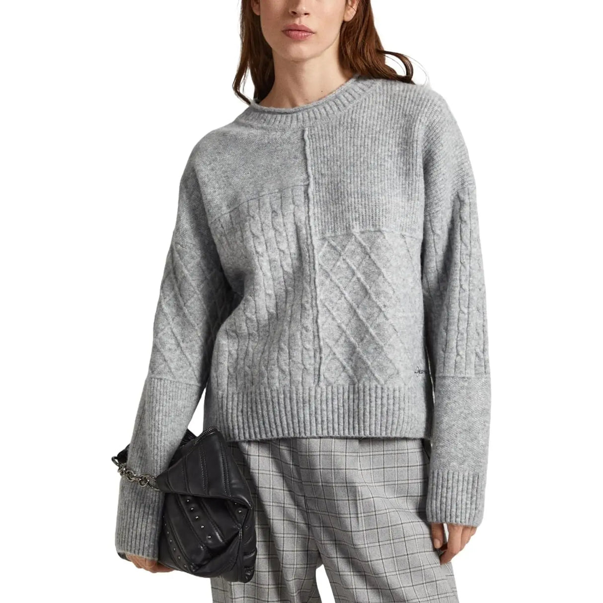 Pullover PEPE JEANS Donna ERIKA Grigio PEPE JEANS  Angolo dello Sport